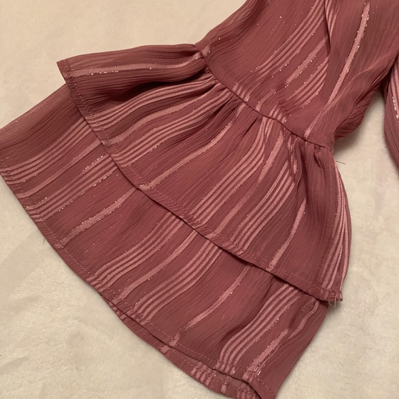 Pink Striped Blouse - Picture 3 of 4